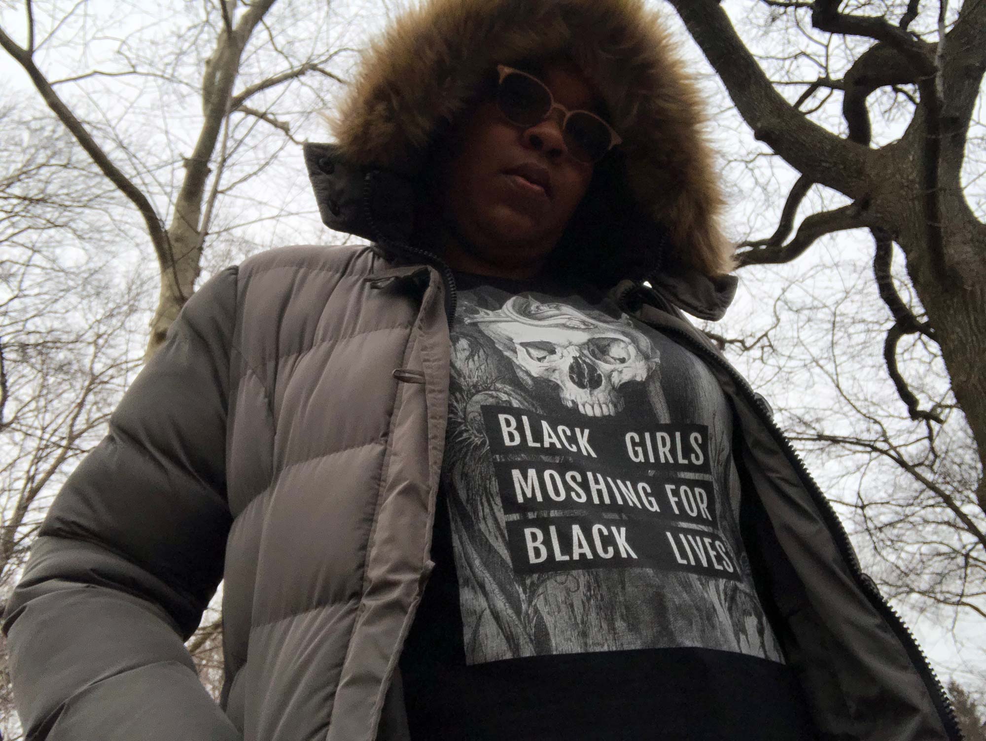#Blkgrlswurld is a press in Harlem that celebrates and documents women of color who participate in heavy music genres like Metalcore, Hardcore, Punk, and Black Metal. #Blkgrlswurld was founded by Christina Long and her sister, Courtney Long, in 2013. Photo credit: #Blkgrlswurld ZINE.