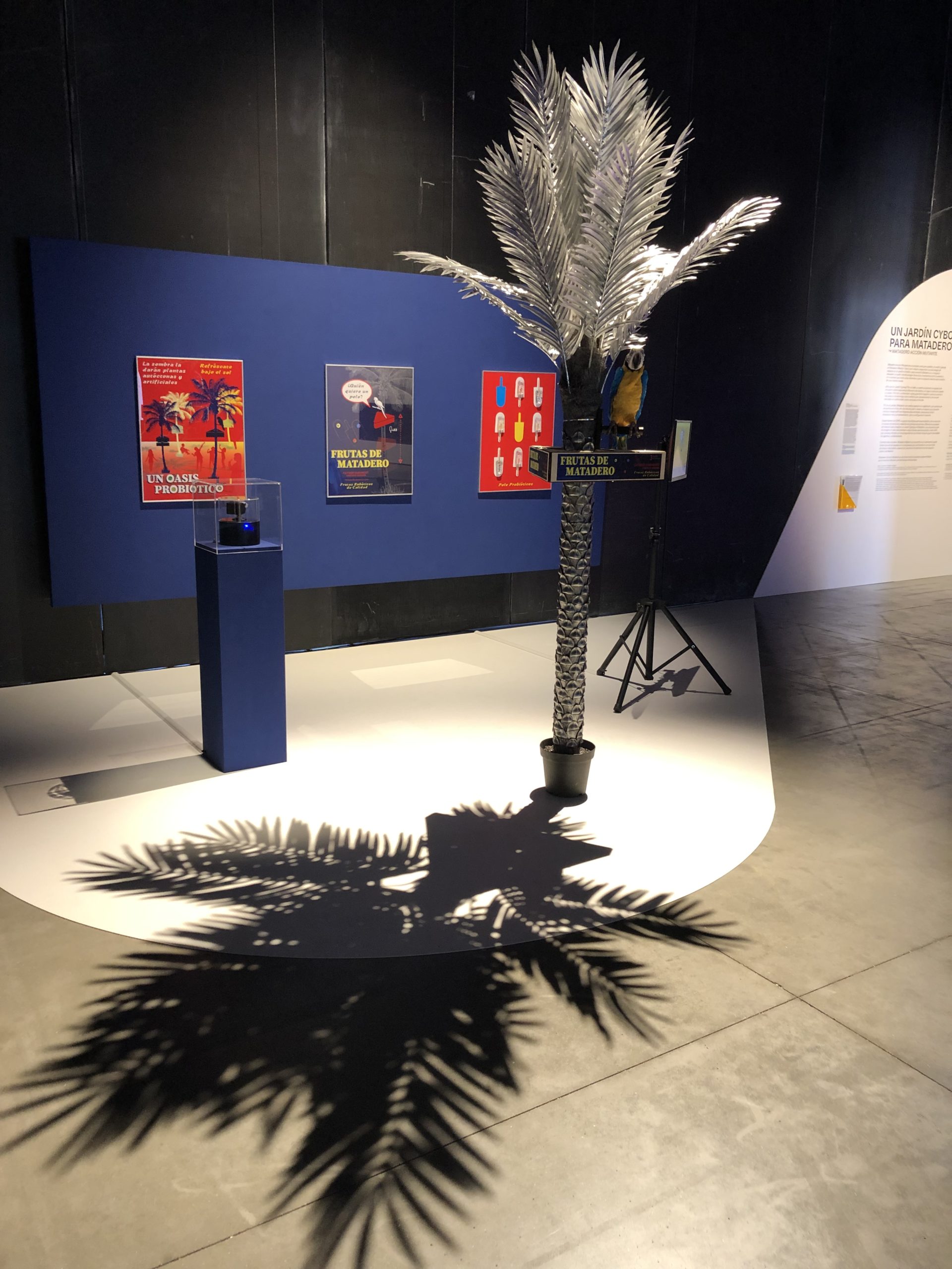 An photograph from the exhibition Fruits of Matadero by Orkan Telhan.