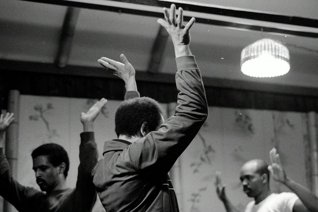 A still from the film Full Mantis